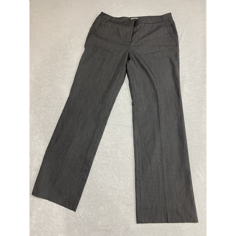 Taylor Fit Halogen Women Gray Dress Pants Size 8 SKU82